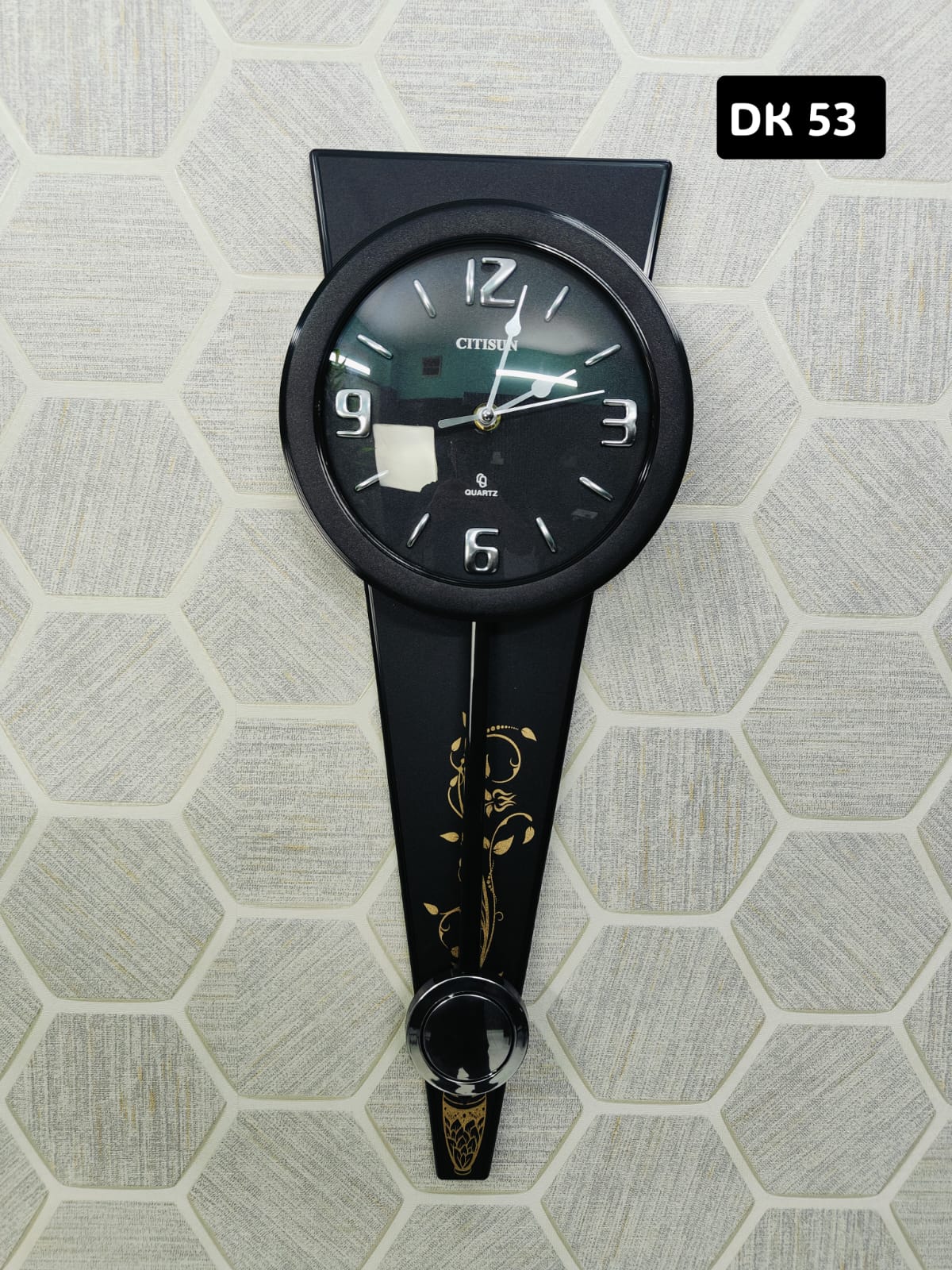 Black Citisun Long Funnel Design Premium wall decor watch