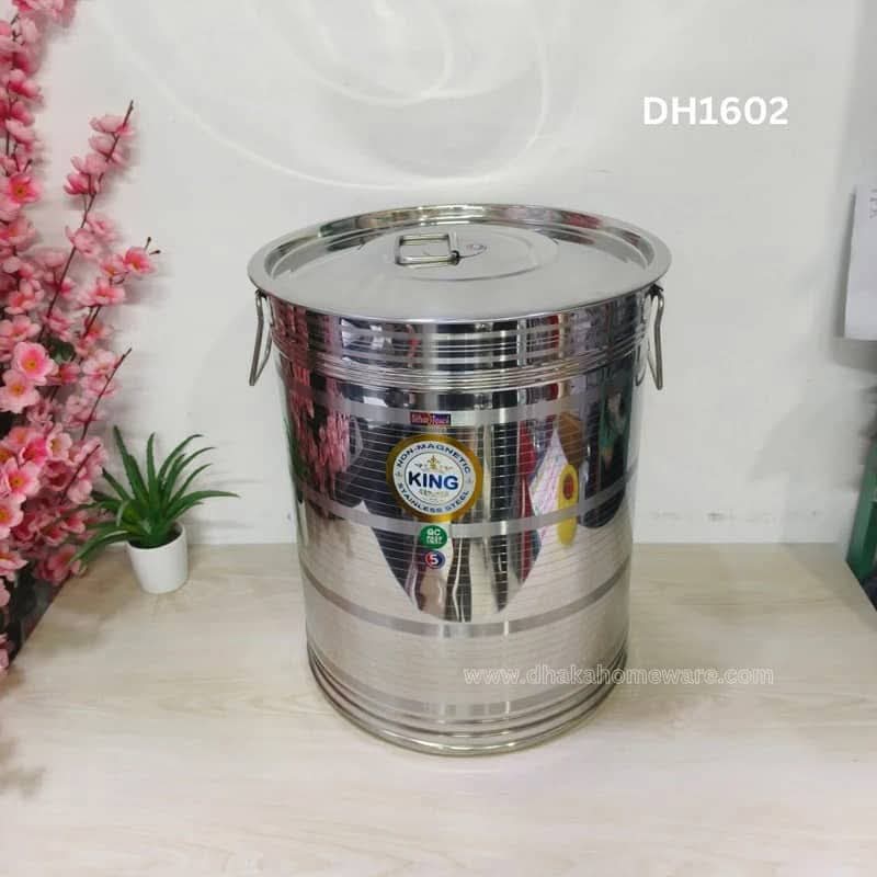 25 KG Premium Stainless Steel Rice Storage Container